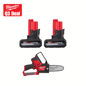 M12 REDLITHIUM™ HIGH OUTPUT™ XC5.0 Battery 2 Pack w/ FREE Milwaukee Tool M12 FUEL HATCHET™ 6” Pruning Saw